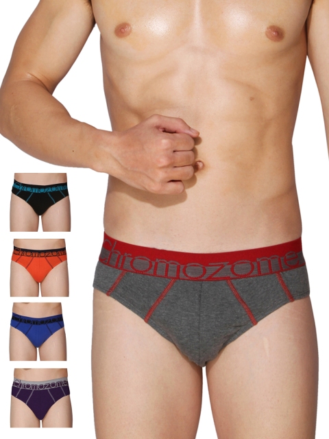 

Chromozome World Series Men Pack of 5 Briefs WS1, Multi