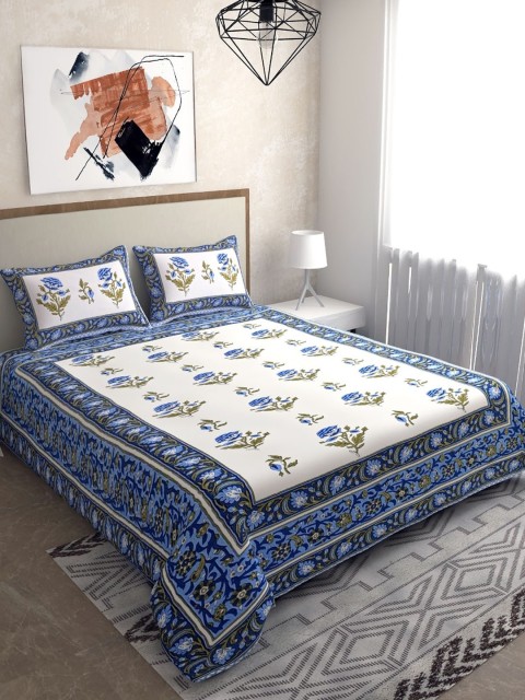 

Salona Bichona Unisex Blue Bedsheets