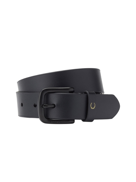 

Fred Perry Men Black Leather Belt