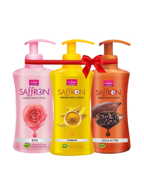 

VI-JOHN Set of 3 Pink & Yellow Body Lotion
