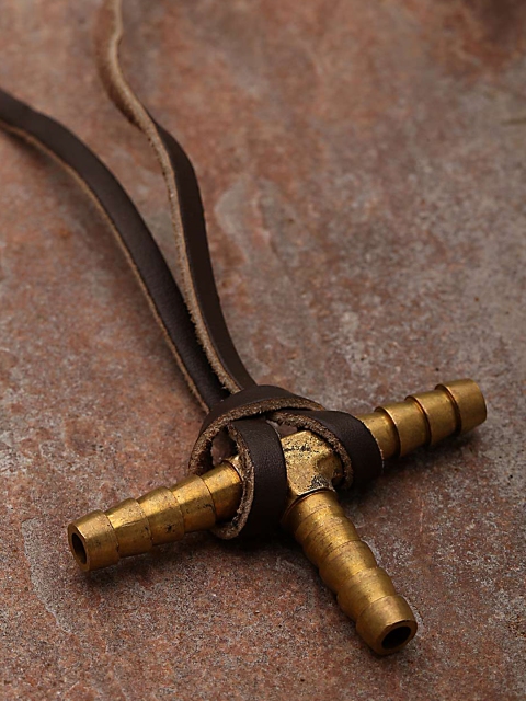 

Dare by Voylla Men Gold-Toned Handcrafted Necklace