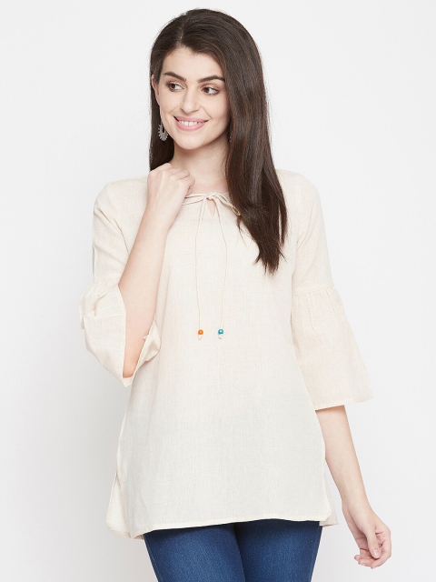 

Evalona Cream-Coloured Kurti