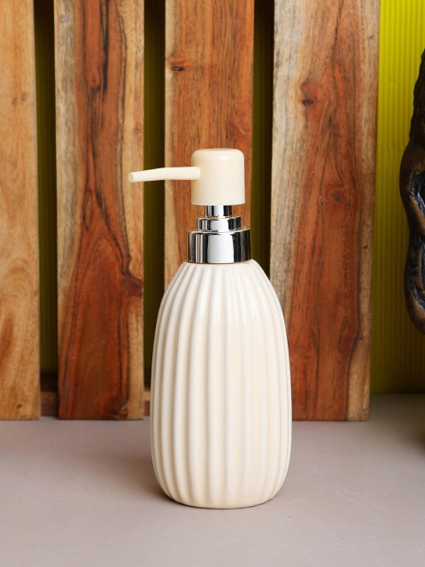 

ROMEE Cream-Coloured Ceramic Soap Dispenser