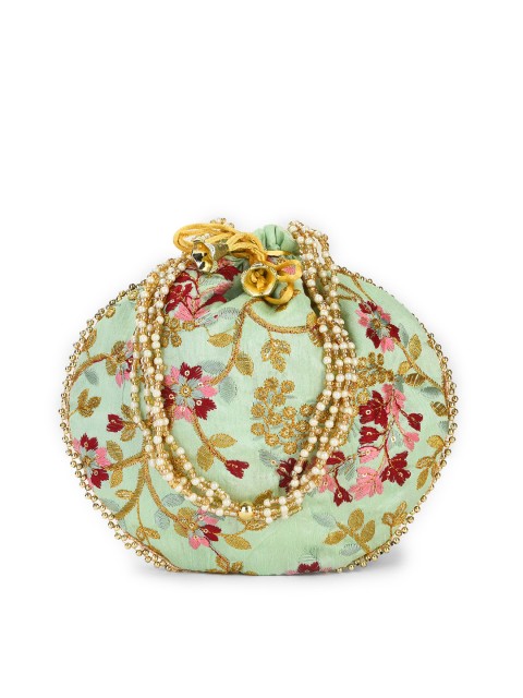 

gaura pakhi Women Turquoise Blue Clutches