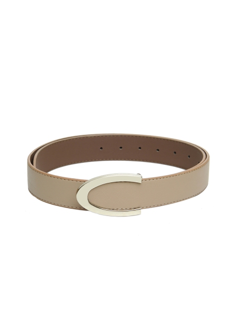 

Calvadoss Kids&Teen Boys Beige Textured PU Belt