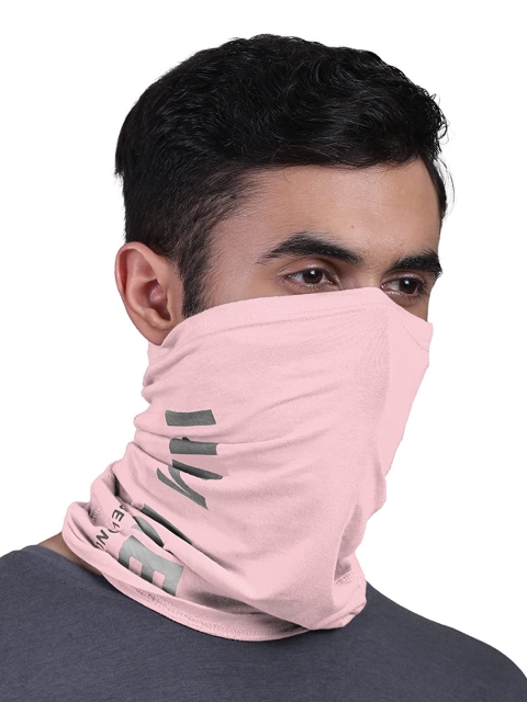 

FREECULTR Unisex Peach Printed Anti Microbial Multipurpose Bandana
