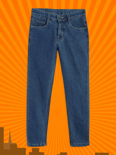 

Ruggers Junior Boys Blue Slim Fit Stretchable Jeans