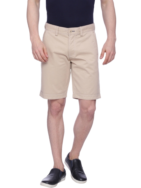

Basics Men Beige Comfort Fit Chino Shorts