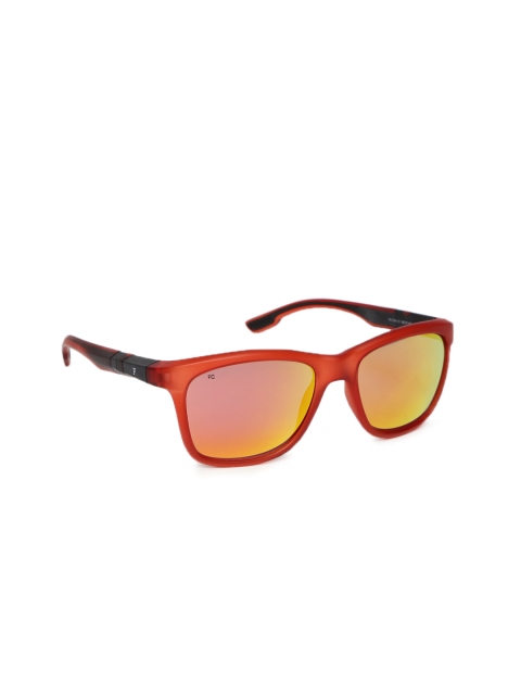 

French Connection Men Square Sunglasses FC 7314 C1, Orange