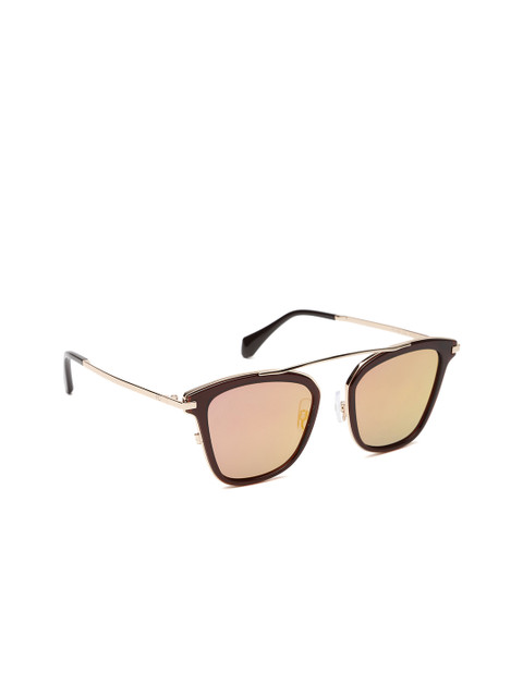 

French Connection Unisex Wayfarer Mirrored Sunglasses FC 7391 C3 S, Black