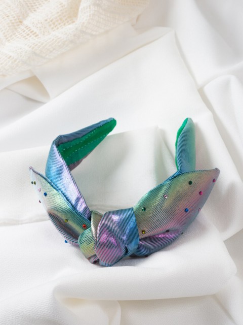 

Choko Girls Blue & Green Embellished Hairband