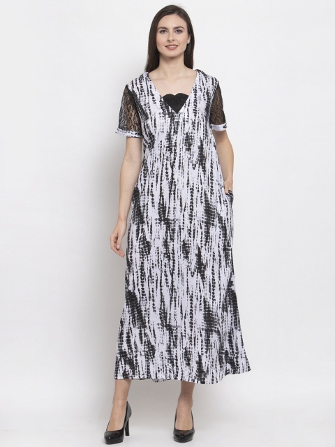 

PATRORNA White Maxi Nightdress