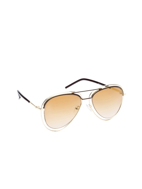

SCOTT Women Aviator Mirrored Sunglasses 16 C1 S, Gold