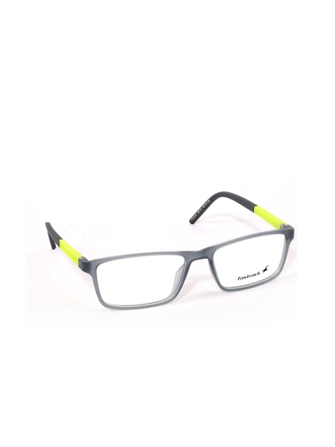 

Fastrack Unisex Grey & Yellow Full Rim Rectangle Frames