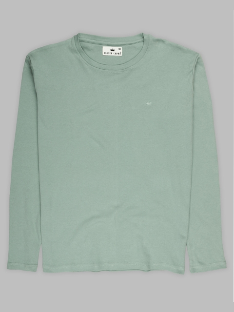 

FRENCH CROWN Men Green & frosty green Colourblocked T-shirt
