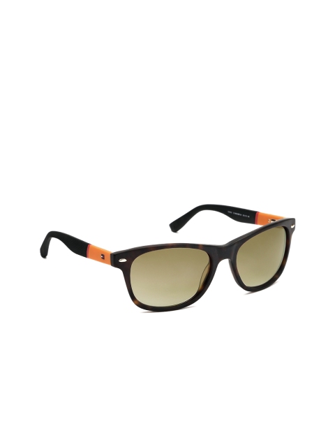 

Tommy Hilfiger Unisex Oval Sunglasses 7910, Brown