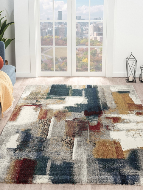

OBSESSIONS Beige Abstract Rectangular Carpets