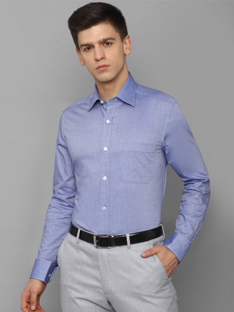 

Louis Philippe Men Blue Formal Shirt