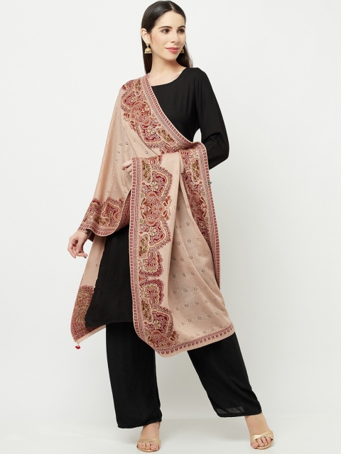 

Knitstudio Women Rose Woven Design Shawl