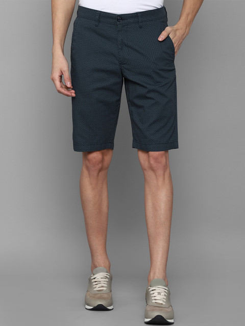 

Allen Solly Men Green Slim Fit Shorts