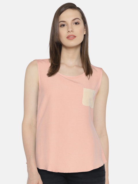 

Vero Moda Peach-Coloured Top