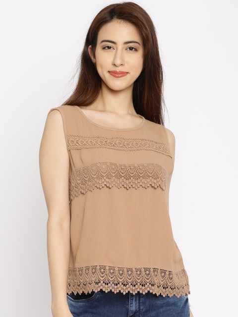 

Vero Moda Women Brown Solid Top
