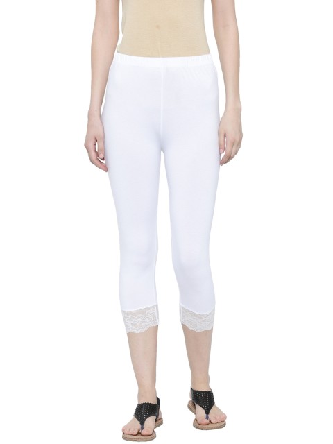 

De Moza Off-White 3/4th Leggings