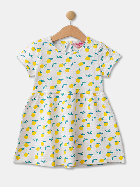 

R&B White A-Line Dress
