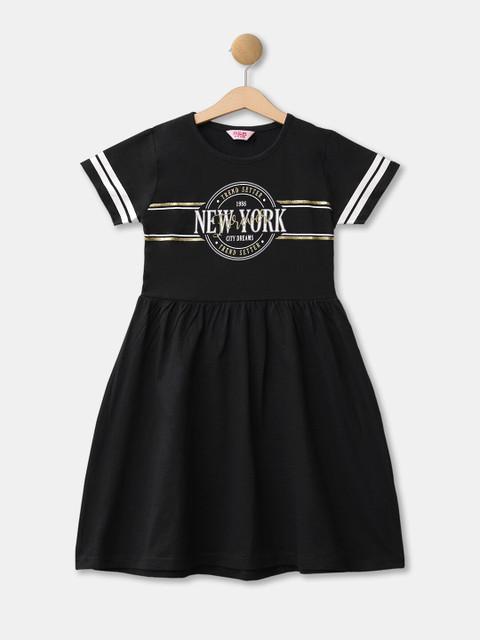 

R&B Black Midi Dress