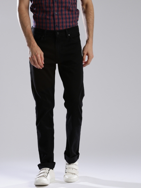 

Levis Men Black 513 Slim Fit Low-Rise Stretchable Jeans