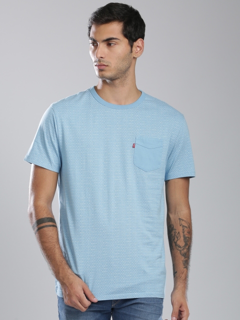 

Levis Blue Printed T-shirt