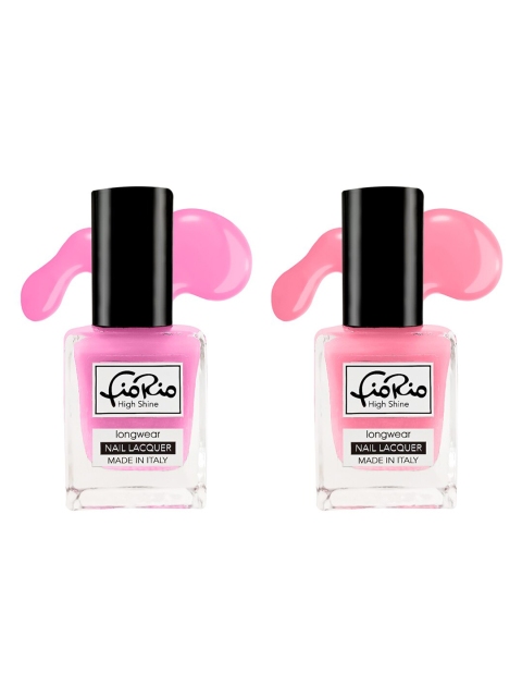 

Fiorio Set of 2 High Shine Long Lasting Nail Lacquer - 11ml, Na