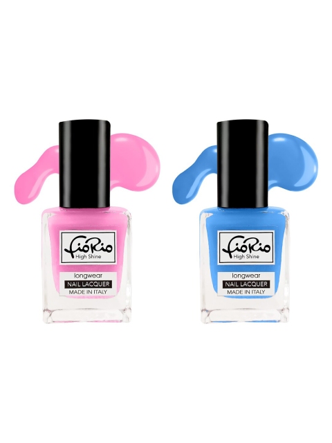 

Fiorio Women Set of 2 High Shine Long Lasting Nail Lacquer - 11ml, Na