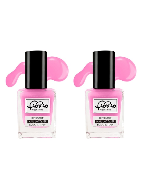 

Fiorio Set of 2 High Shine Long Lasting Nail Lacquer - 11ml, Na