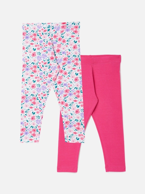 

R&B Girls Pack of 2 Leggings, White