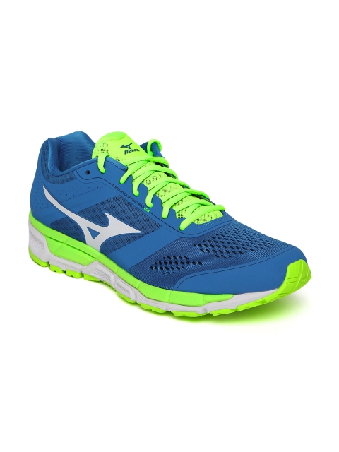 

Mizuno Men Blue SYNCHRO MX Running Shoes