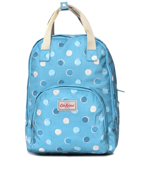 

Cath Kidston Women Blue Polka Dot Print Backpack