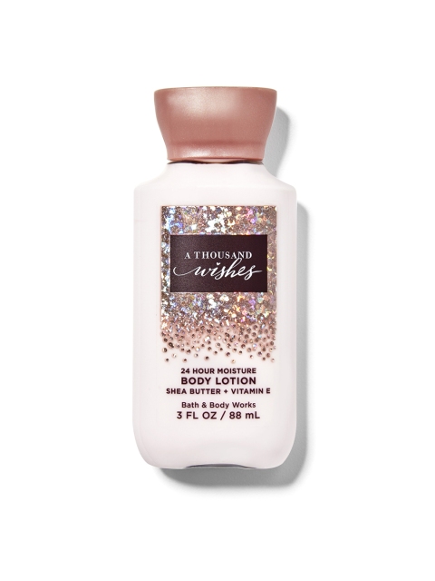 

Bath & Body Works A Thousand Wishes Super Smooth Travel Size Body Lotion 88 ml, Pink