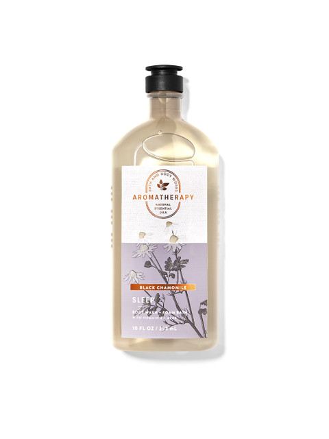 

Bath & Body Works Aromatherapy Black Chamomile Sleep Body Wash + Foam Bath - 295 ml, Off white