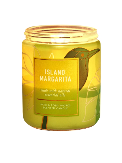 

Bath & Body Works Island Margarita Single Wick Candle, Green