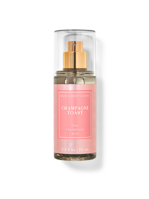 

Bath & Body Works Women Champagne Toast Travel Size Fine Fragrance Mist 75 ml, Pink
