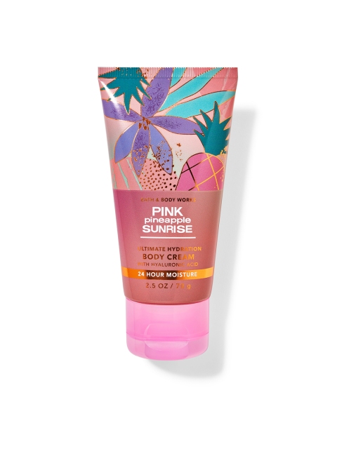 

Bath & Body Works Pink Pineapple Sunrise Travel Size Ultimate Hydration Body Cream - 70 g