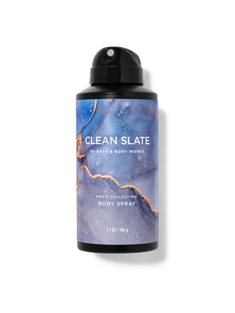 

Bath & Body Works Men Clean Slate Body Spray - 104 g, Blue