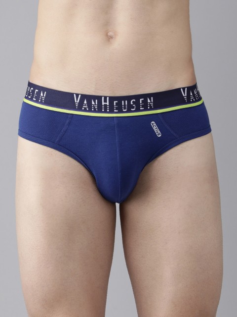 

Van Heusen Men Blue Solid Brief IHILBR1ABM40002