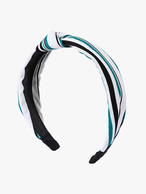 

BuckleUp Women Black & Green Hairband