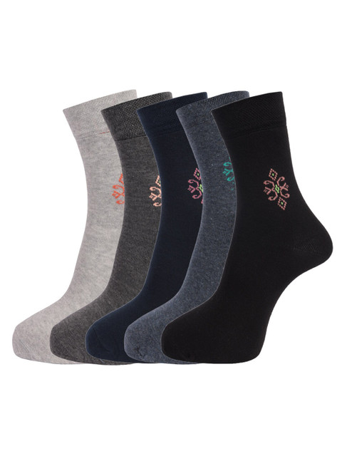 

Dollar Socks Men Pack of 3 Assorted Cotton Full-Length Socks