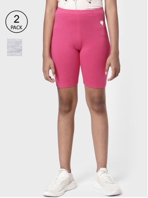 

R&B Kids-Girls Multicoloured Shorts, Multi
