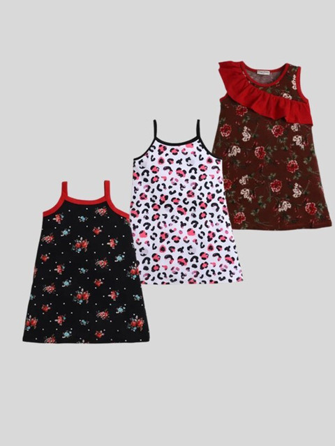 

CrayonFlakes Multicoloured Floral A-Line Dress, Multi