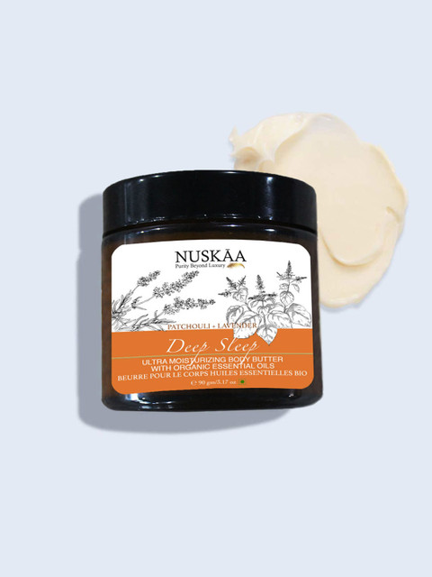 

NUSKAA Deep Sleep Ultra Moisturizing Body Butter 90g, Orange