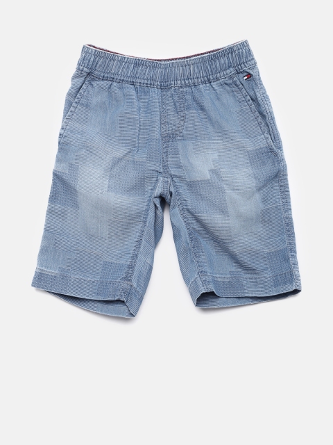 

Tommy Hilfiger Boys Blue Washed Shorts